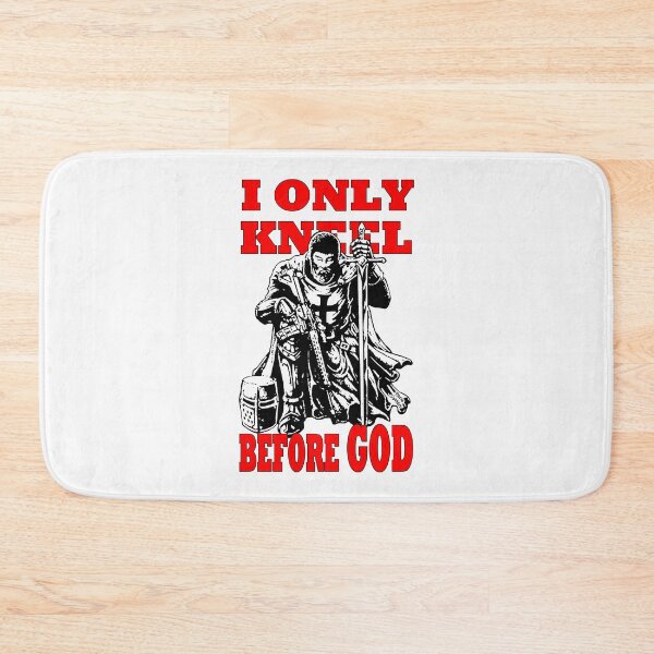 Item preview, I only kneel before God; Templar;  designed and sold by StickerApe.