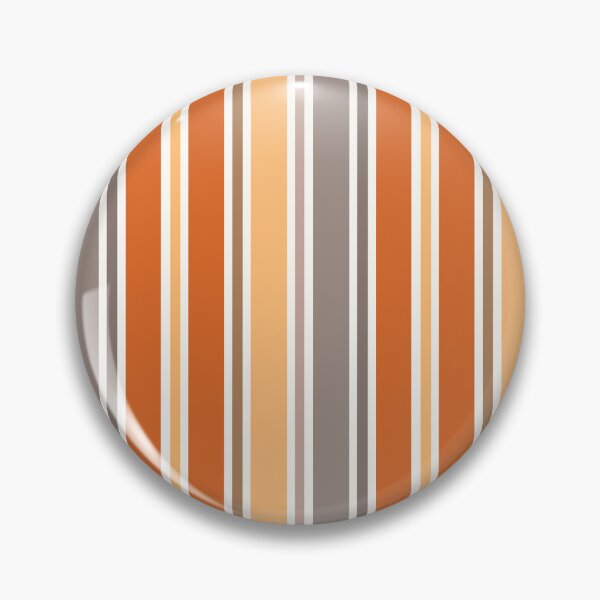 Item preview, Vintage Warm Orange and Grey Stripes Pattern designed and sold by patternsoup.