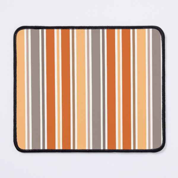 Item preview, Vintage Warm Orange and Grey Stripes Pattern designed and sold by patternsoup.