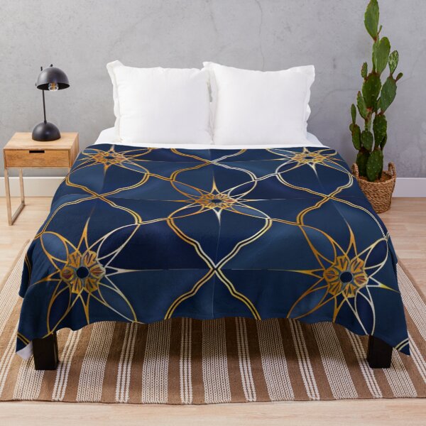 Item preview, Blue and Gold  Pattern: Elegant Simplicity designed and sold by Ace Apparel  Attire.