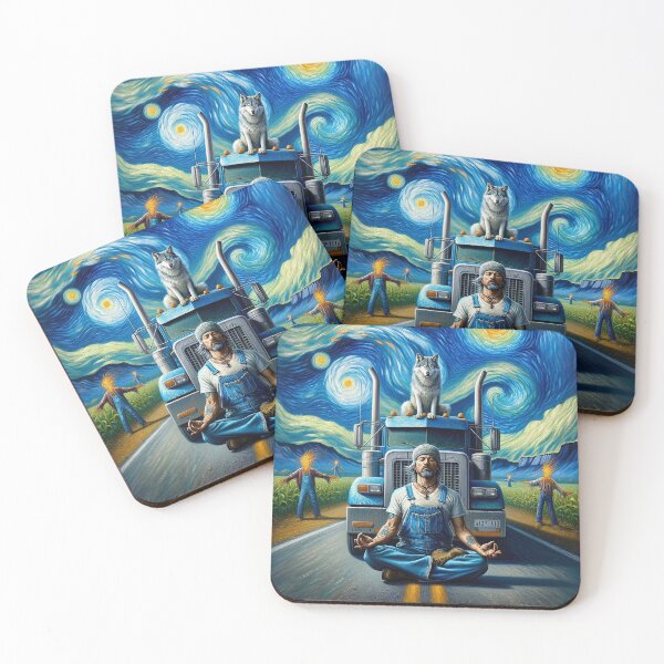 Item preview, Trucker Meditation designed and sold by bunnyboiler.