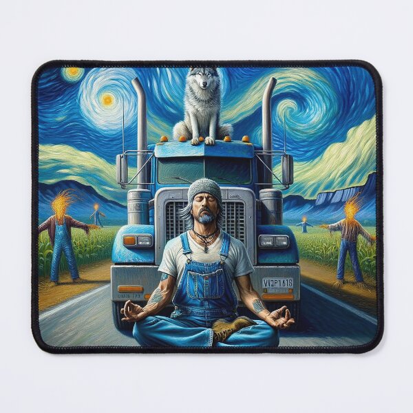 Item preview, Trucker Meditation designed and sold by bunnyboiler.