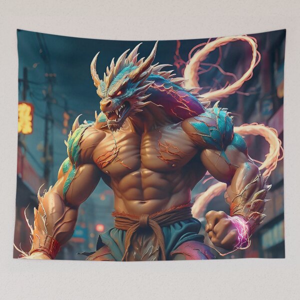 Item preview, Dragon Fighter Graphic1 Costume T Shirt T-Shirt Unisex Softstyle / Gift for her / Gift for him designed and sold by Couple style pattern.