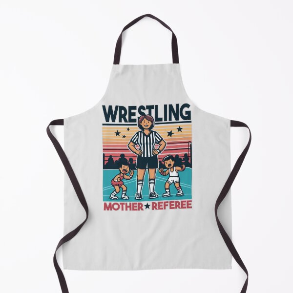 Item preview, Retro Wrestling Mother Referee - Cute Fighting Kids designed and sold by Daqomm.
