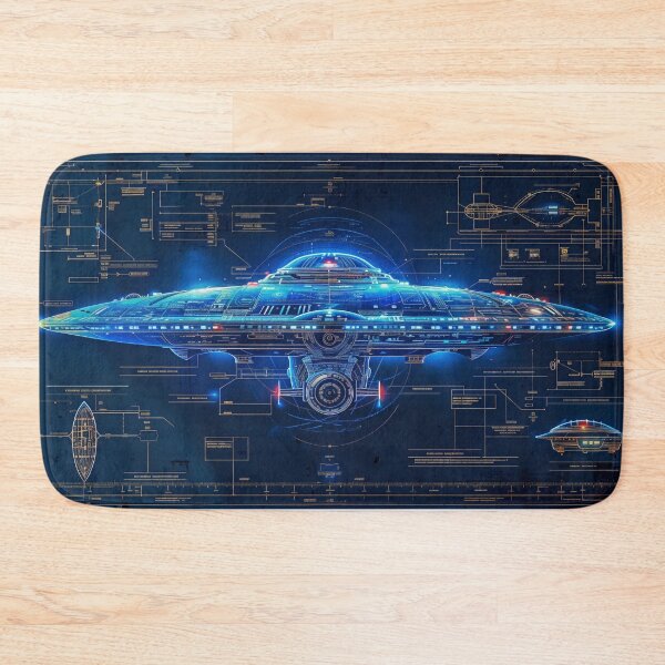 Item preview, UFO Schematic designed and sold by AfroMatic.