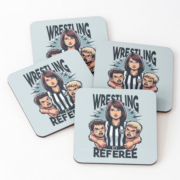 Item preview, Wrestling Pro Referee Mom With Kids Fighting designed and sold by Daqomm.