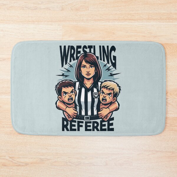 Item preview, Wrestling Pro Referee Mom With Kids Fighting designed and sold by Daqomm.