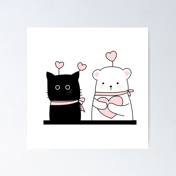 Item preview, Lovely Cat and Bear  designed and sold by Greyat.