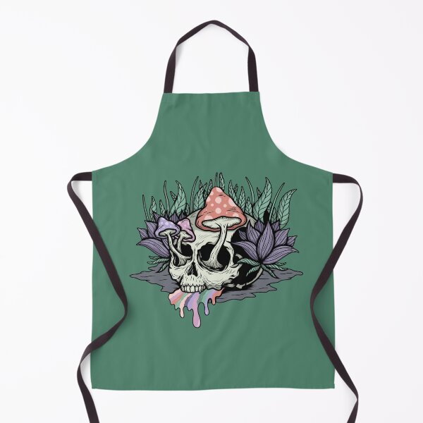Item preview, Retro Skull with Mushrooms Weirdcore designed and sold by DelightfulDazy.