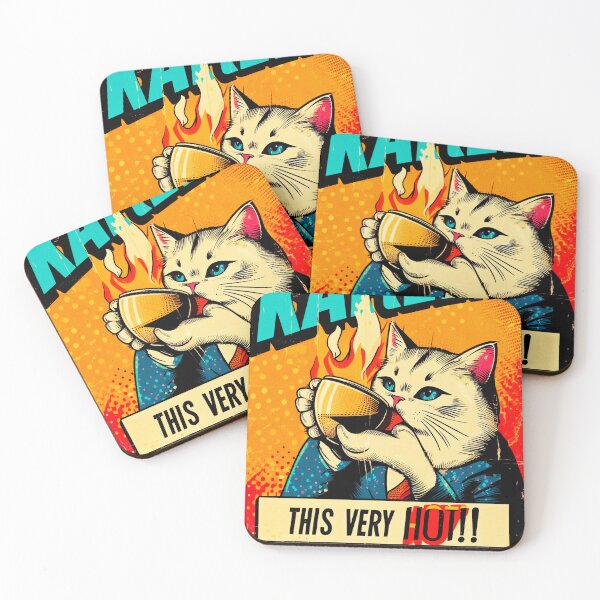 Item preview, Gato tomando café  designed and sold by The Monkey Desings LLC.
