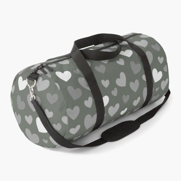 Item preview, Greyscale & artichoke Green Hearts designed and sold by AllyDesignNZ.
