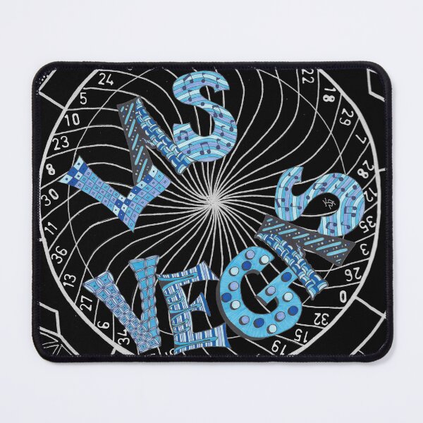 Item preview, Las Vegas Roulette in Blue designed and sold by KMMehaffey.
