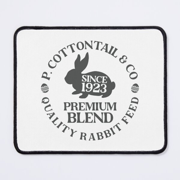 Item preview, Peter Cottontail Quality Rabbit Feed Logo Sticker Concept Bunny Easter Spring Decor Farmhouse Eggs Egg Premium designed and sold by Sarcastic Narwhal.
