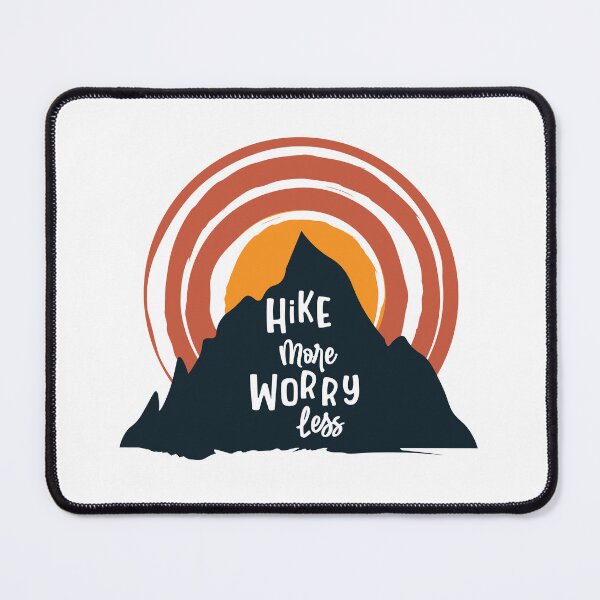 Item preview, Hike more worry less designed and sold by Spreading Smile.