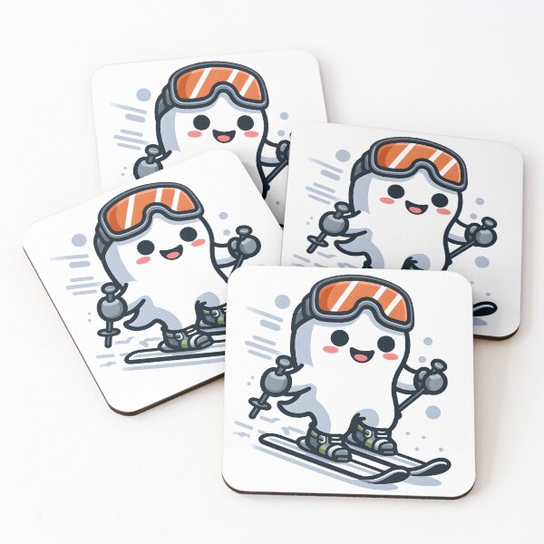Item preview, Kawaii Ghost Hunter: Wearing A Ski Suit And Goggles designed and sold by CanvasCutie.