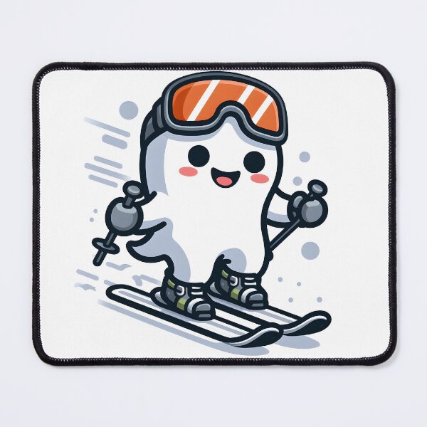 Item preview, Kawaii Ghost Hunter: Wearing A Ski Suit And Goggles designed and sold by CanvasCutie.