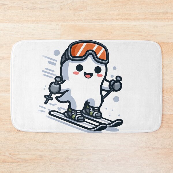 Item preview, Kawaii Ghost Hunter: Wearing A Ski Suit And Goggles designed and sold by CanvasCutie.