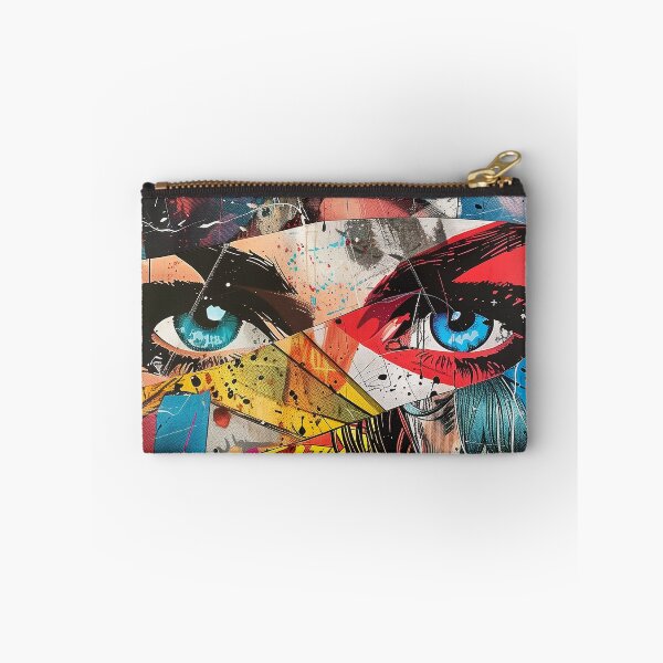 Item preview, Superhero Vision - Modern Pop Art Collage Print designed and sold by 33wolvesdesigns.