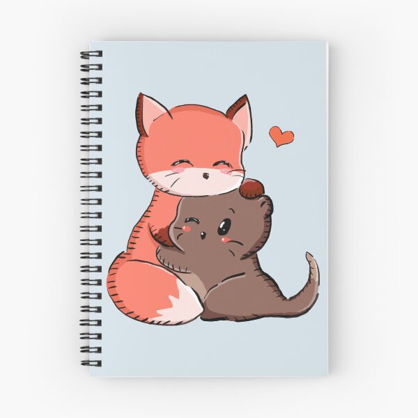 Item preview, Fox and Otter Couple designed and sold by Precious Hewie.