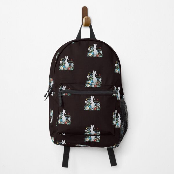 Item preview, Whimsical Easter Illustration: Paper Rabbit and Flowers designed and sold by Ace Apparel  Attire.