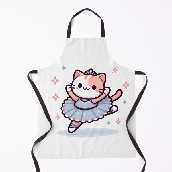 Item preview, Kawaii Cat With Ballet Tutu designed and sold by CanvasCutie.