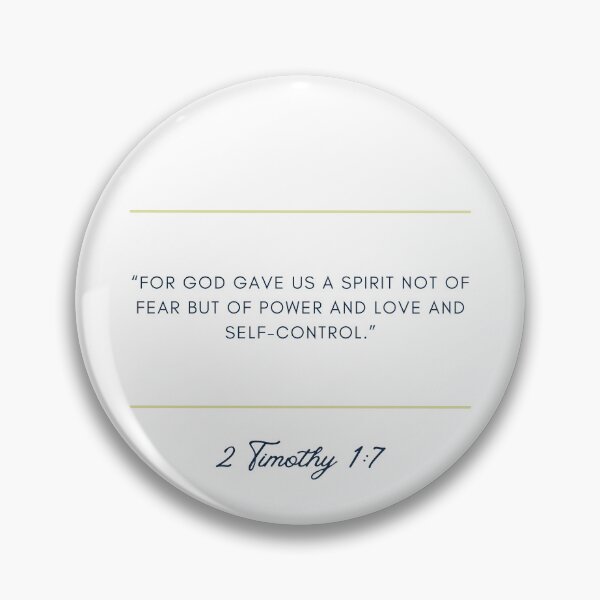 Item preview, Verse 2 Timothy 1:7 designed and sold by TheBibleWords.