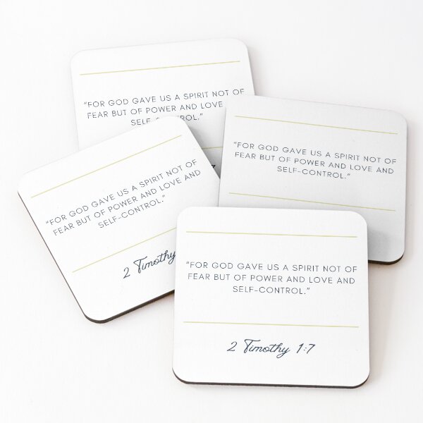 Item preview, Verse 2 Timothy 1:7 designed and sold by TheBibleWords.