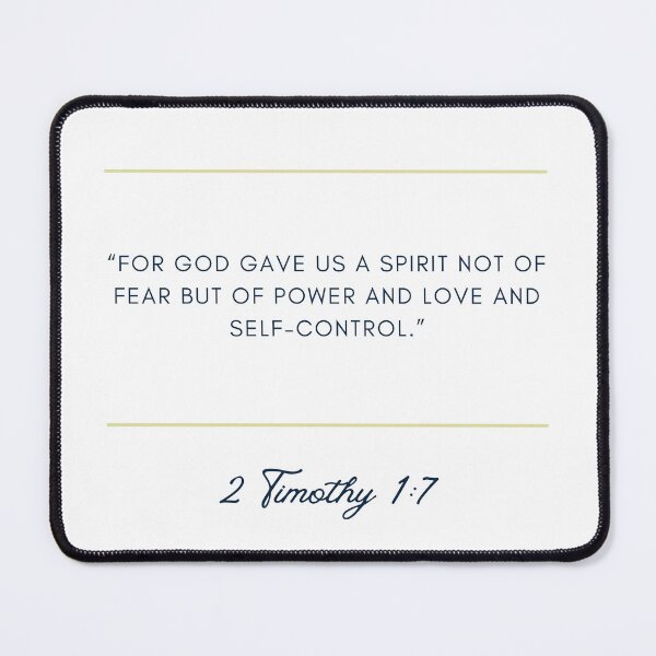 Item preview, Verse 2 Timothy 1:7 designed and sold by TheBibleWords.