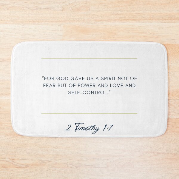 Item preview, Verse 2 Timothy 1:7 designed and sold by TheBibleWords.