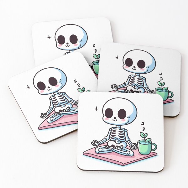 Item preview, Kawaii Silly Skeleton designed and sold by CanvasCutie.