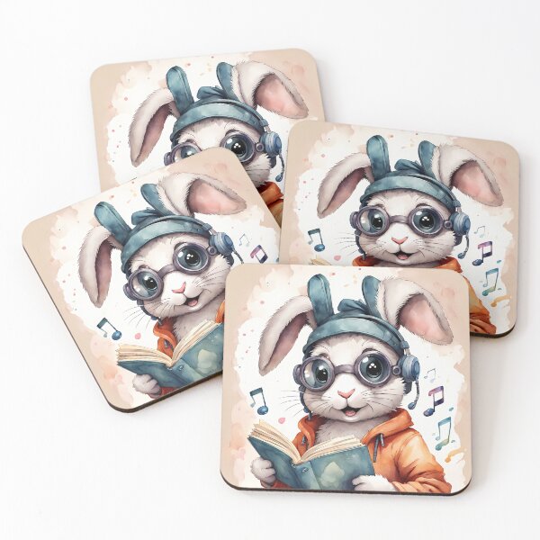 Item preview, Rabbit listening Music  designed and sold by Dilendor.