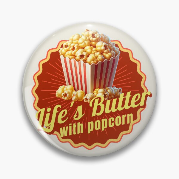 Item preview, Life's Butter with Popcorn designed and sold by TravelingPlateS.