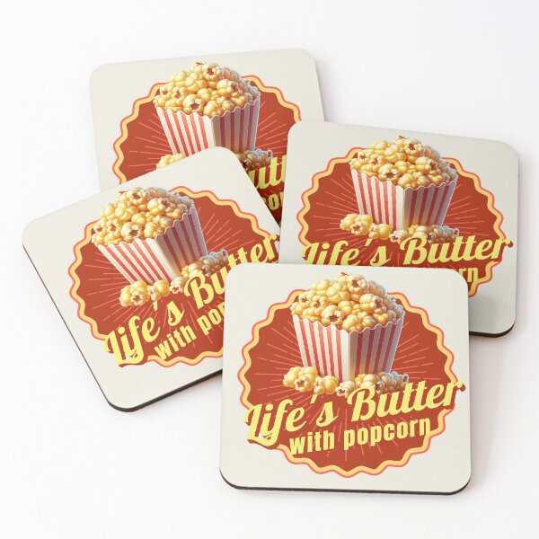 Item preview, Life's Butter with Popcorn designed and sold by TravelingPlateS.