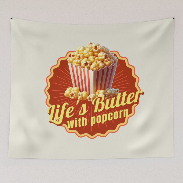 Item preview, Life's Butter with Popcorn designed and sold by TravelingPlateS.