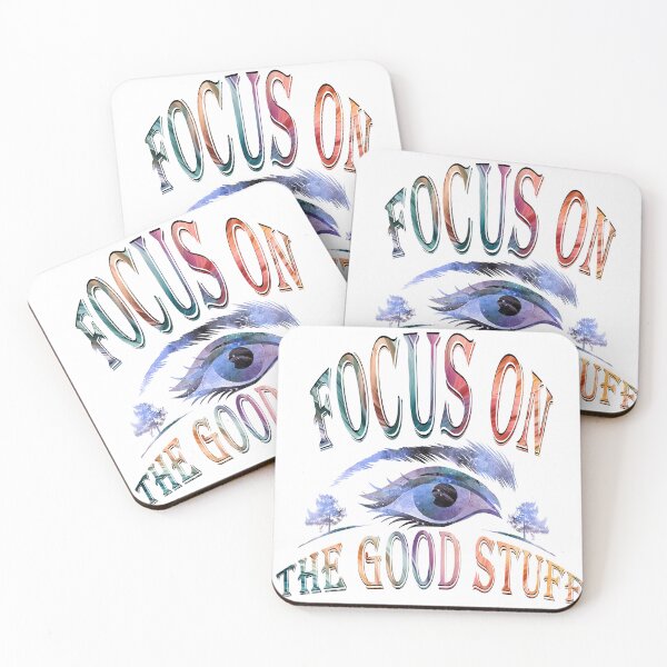 Item preview, Focus On The Good Stuff Design with Positive Vibes designed and sold by Pixelpluse.