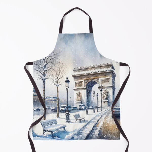 Item preview, Arc de Triomphe on a snowy day designed and sold by Best-Kept.