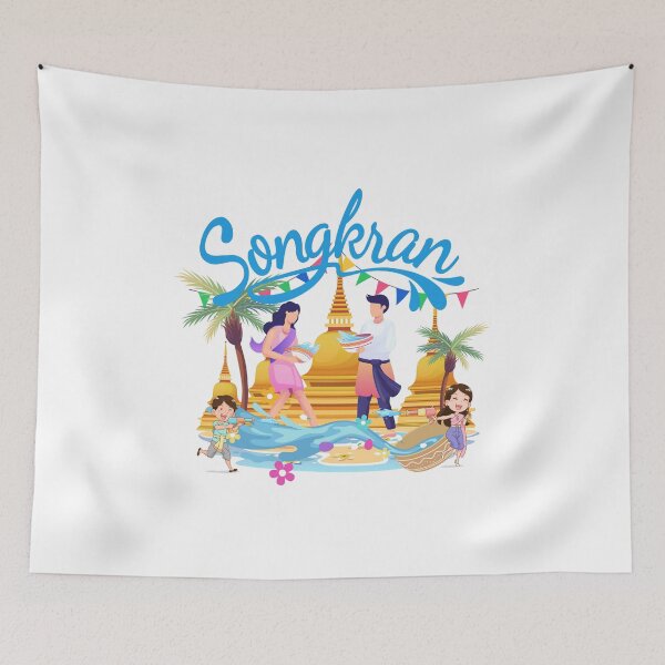Item preview, Songkran in Thailand designed and sold by Easy-Shop24.