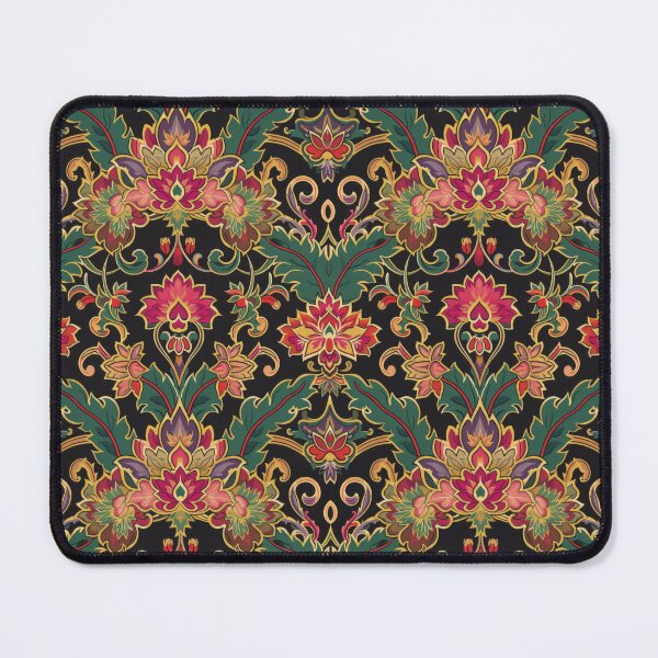 Item preview, Ornate Floral Pattern on Dark Background designed and sold by ImagineCorner.