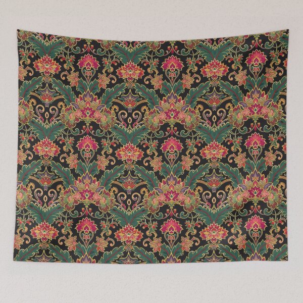 Item preview, Ornate Floral Pattern on Dark Background designed and sold by ImagineCorner.