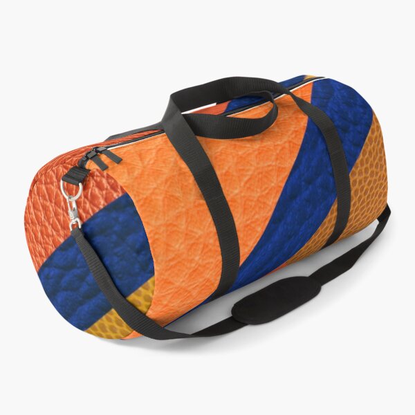 Item preview, ART leather collage in orange designed and sold by NinaFlorence.
