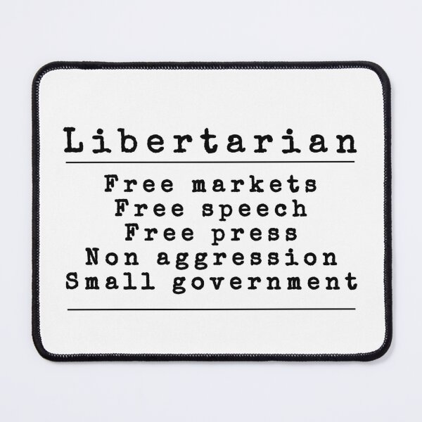 Item preview, Freedom of Libertarianism designed and sold by MuggyandMo.