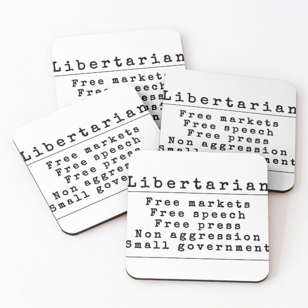 Item preview, Freedom of Libertarianism designed and sold by MuggyandMo.