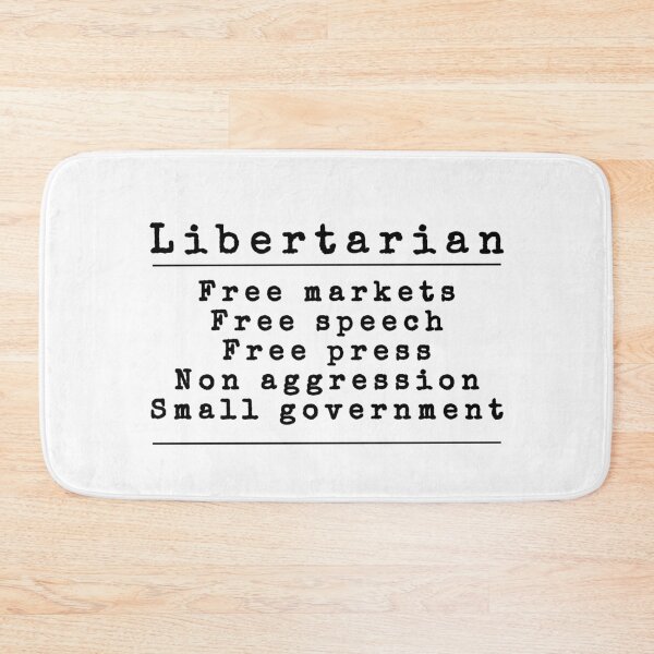 Item preview, Freedom of Libertarianism designed and sold by MuggyandMo.
