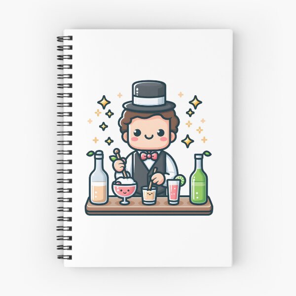 Item preview, Kawaii Bartender With A Top Hat designed and sold by CanvasCutie.