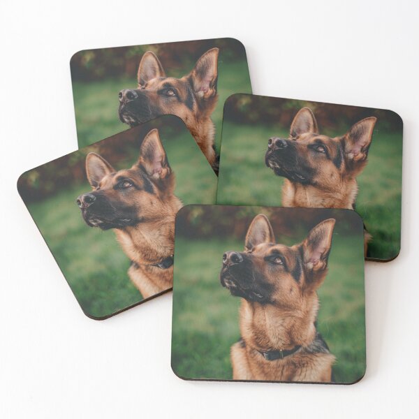Item preview, Obedient German Shepherd waiting for a command designed and sold by Vanessa Taylor.