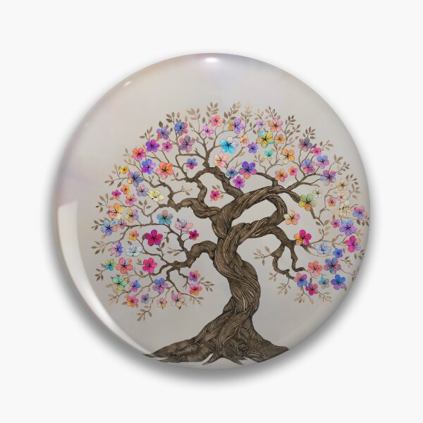 Item preview, Sakura Tree - Colorful Blossom designed and sold by k9printart.