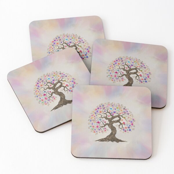 Item preview, Sakura Tree - Colorful Blossom designed and sold by k9printart.
