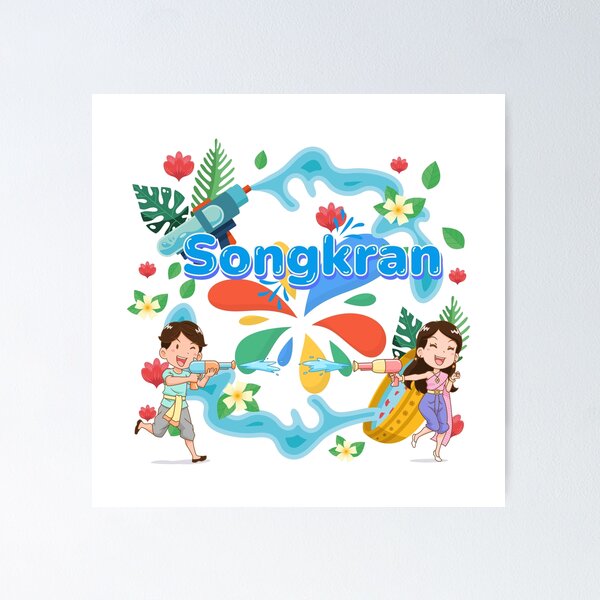 Item preview, Songkran in Thailand designed and sold by Easy-Shop24.