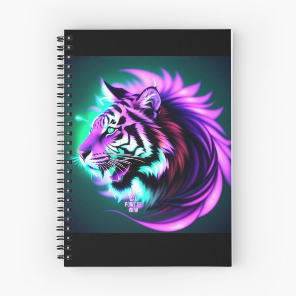 Item preview, Tiger in purple designed and sold by CatPointOfView.