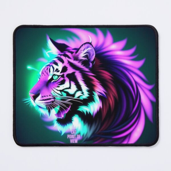 Item preview, Tiger in purple designed and sold by CatPointOfView.